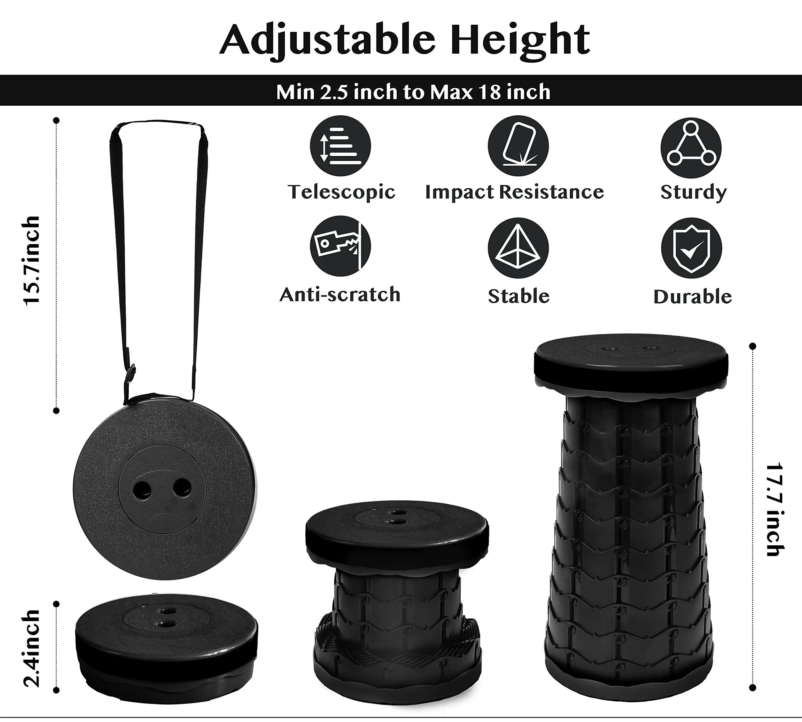 Compact Telescopic Seat – Your Ideal Outdoor Companion