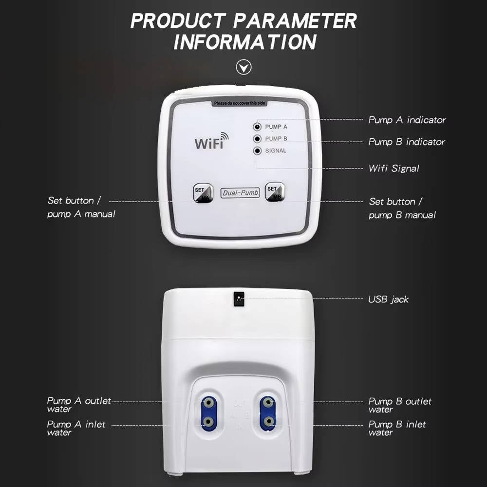SmartPlant Pro: WiFi-Enabled Automatic Watering System for 20 Pots