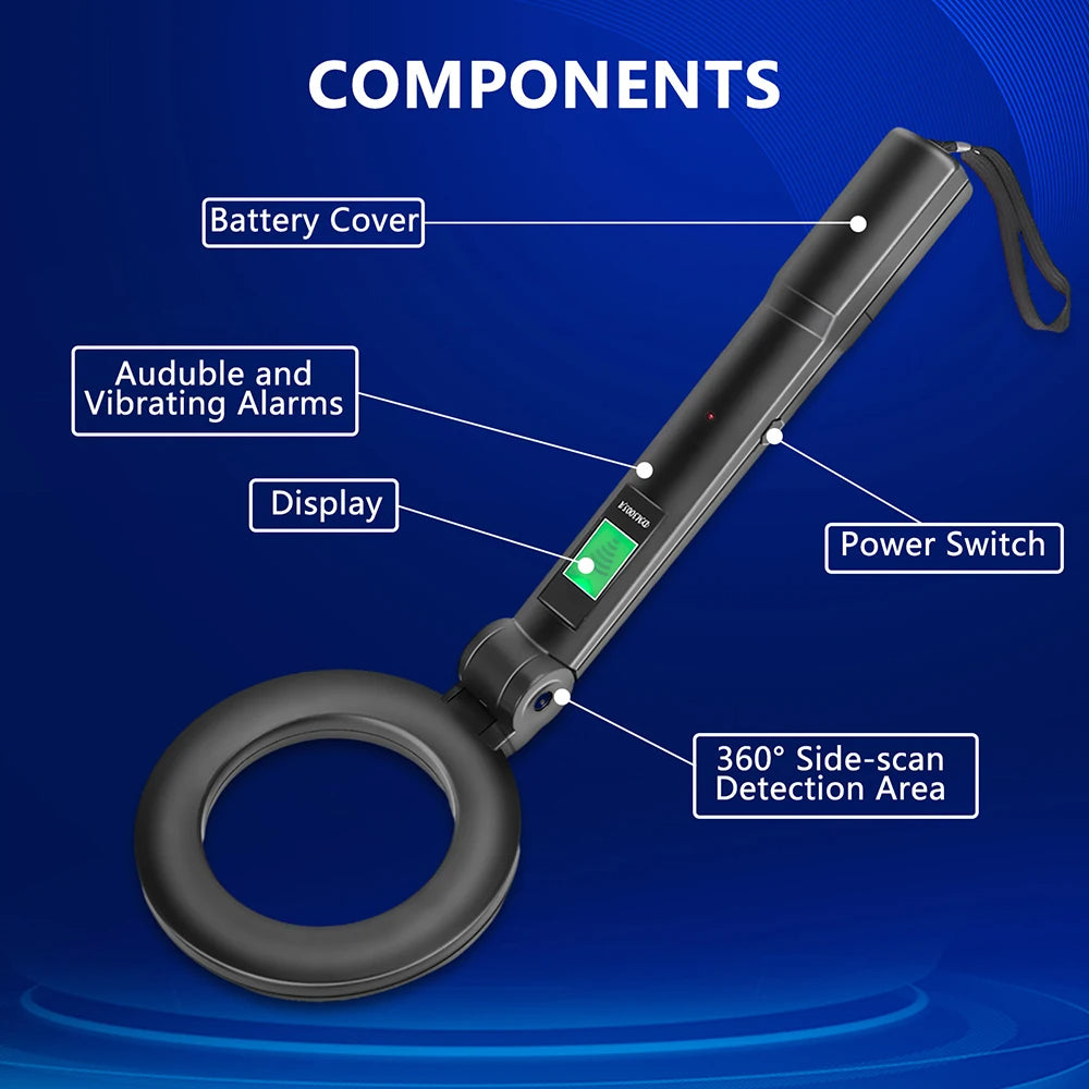 Precision Handheld Metal Finder for Security and Treasure Hunting
