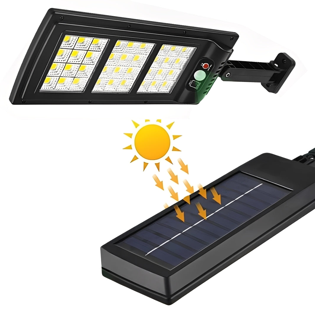 BrightGuard Solar Wall Light for Outdoor Spaces