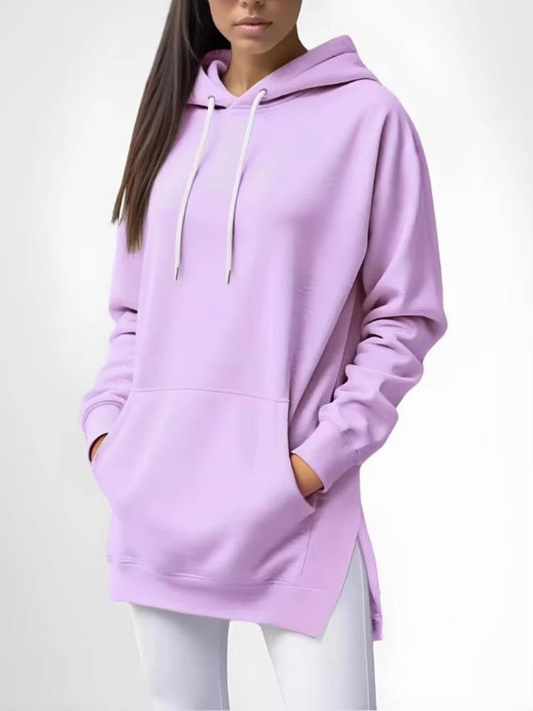 Cozy Long Hoodie Dress for Effortless Style