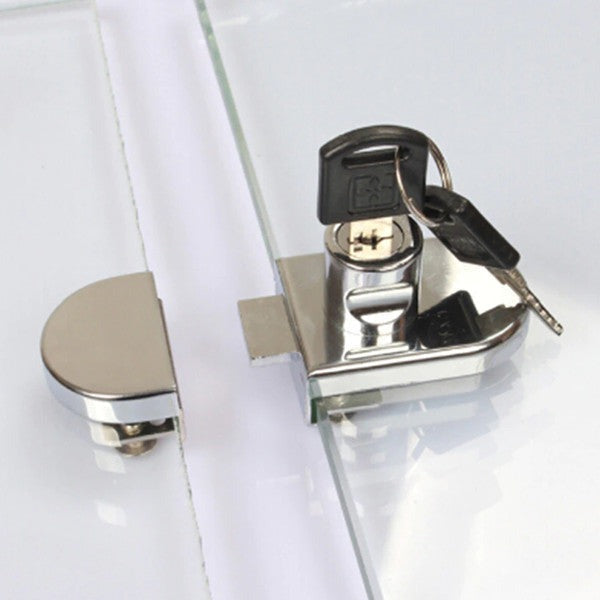 Secure Glass Locking System for Furniture