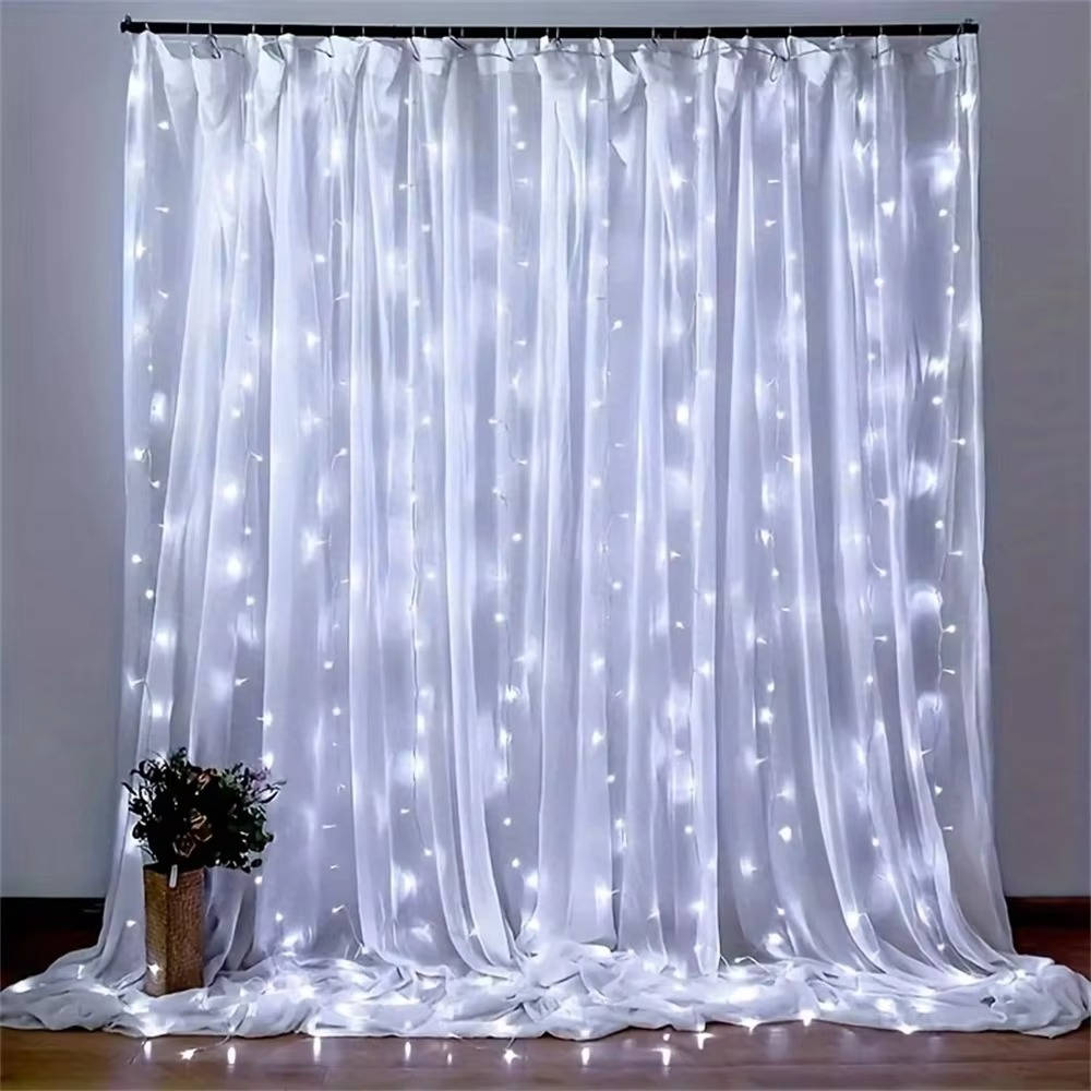 Enchanting LED String Curtains for Magical Spaces
