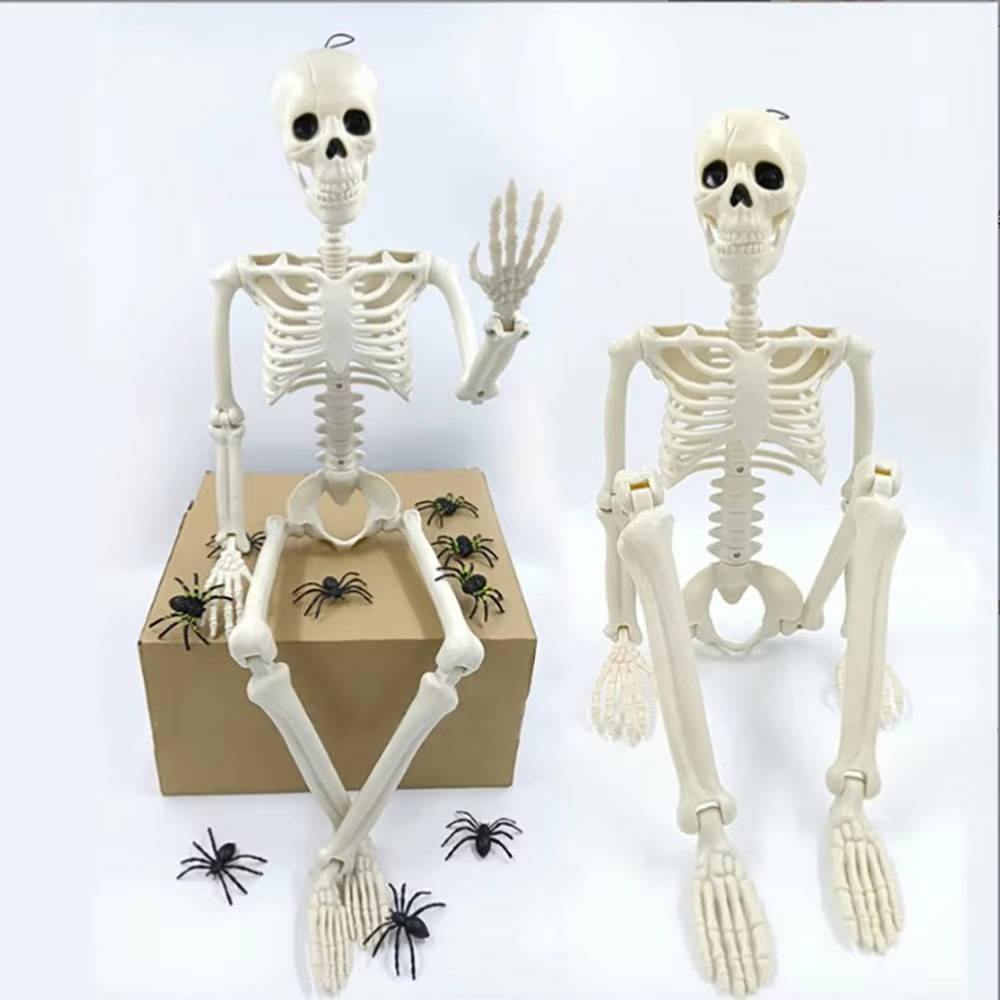 Spooky Poseable Skeletons for Outdoor Halloween Decor