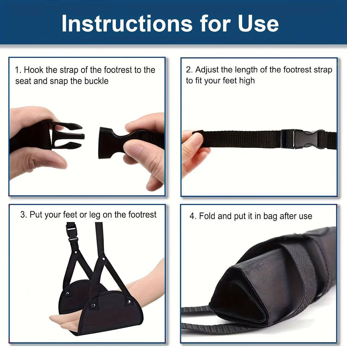 Travel Comfort Foot Rest Set