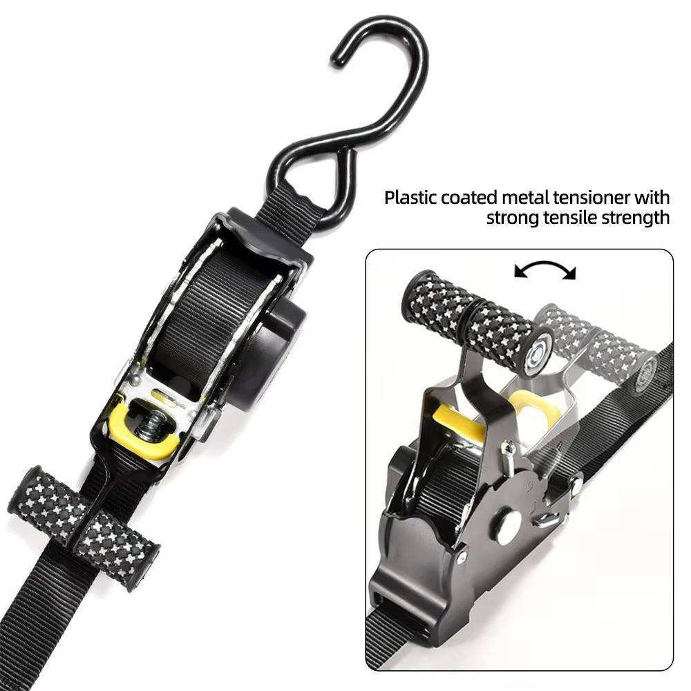 2-Pack Self-Retracting Cargo Straps