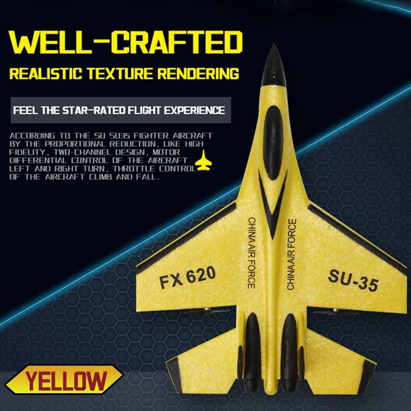 Beginner-Friendly Remote-Controlled Airplane