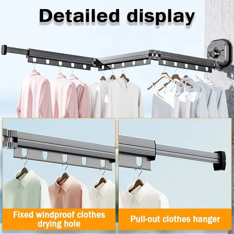 Space-Saving Foldable Laundry Drying Rack