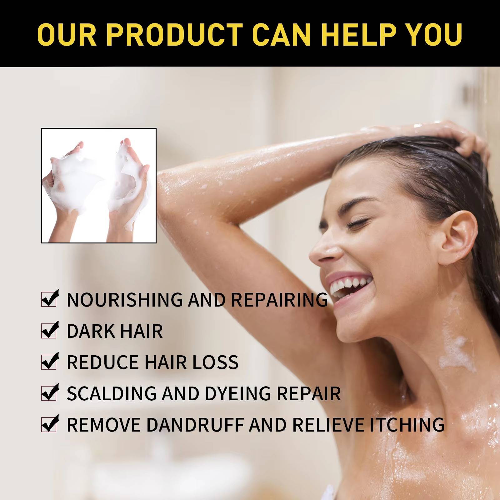 Revitalizing Dark Hair Shampoo Treatment