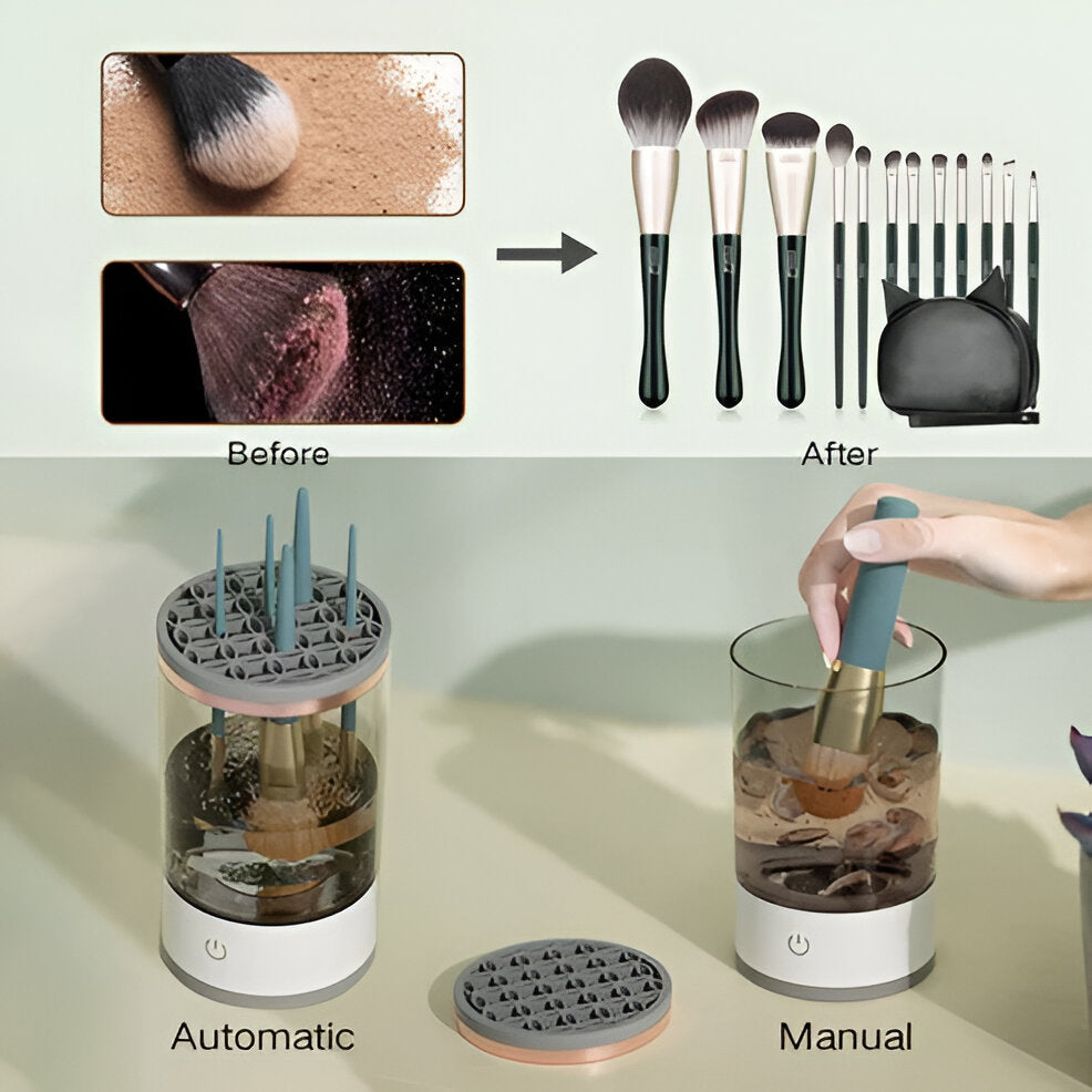Ultimate 3-in-1 Makeup Brush Hygiene System