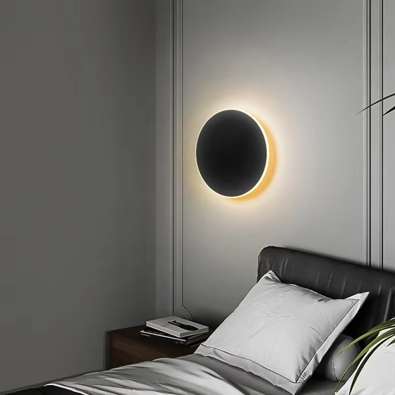 Stylish Indoor LED Wall Light with Circular Design