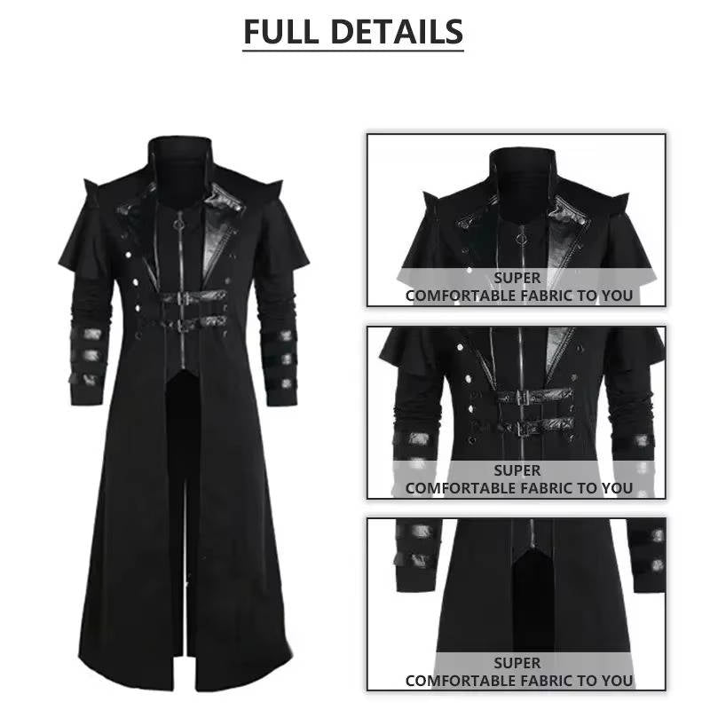 Victorian Steampunk Costume Jacket for Men