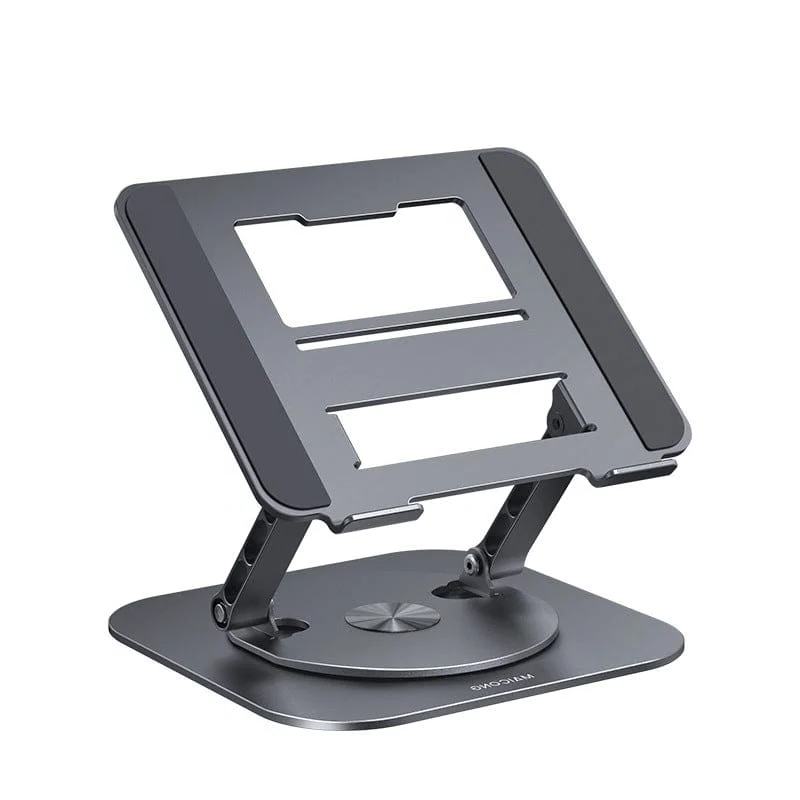 Adjustable Aluminum Laptop Stand with 360-Degree Rotation
