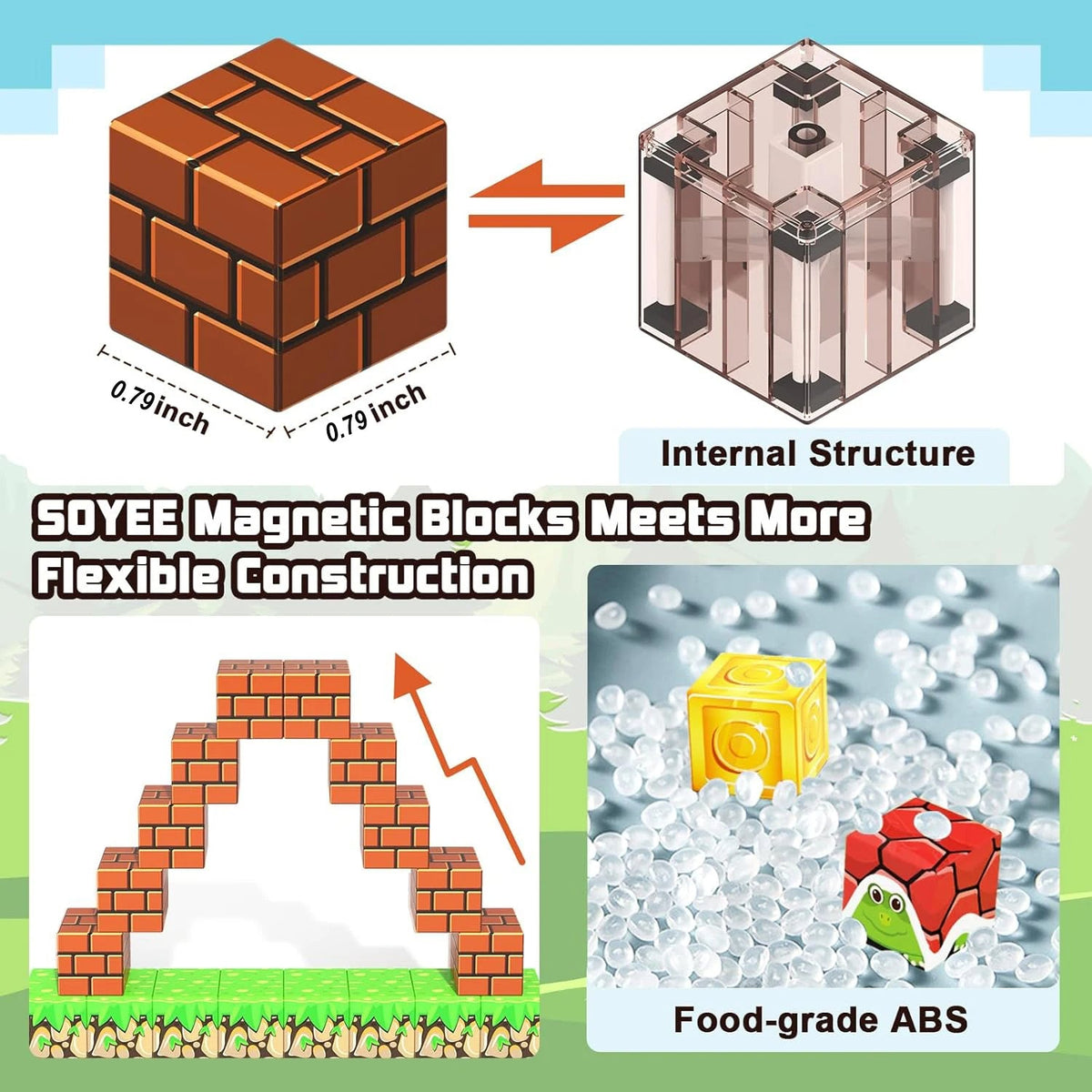 Innovative Magnetic Construction Set | 100-Piece Educational Toy