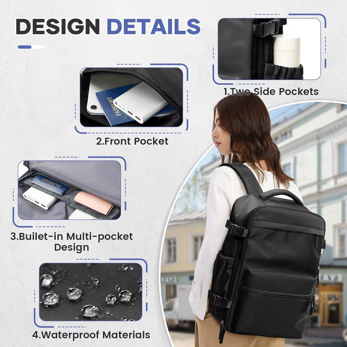 Ultimate Compression Travel Backpack for Organized Journeys