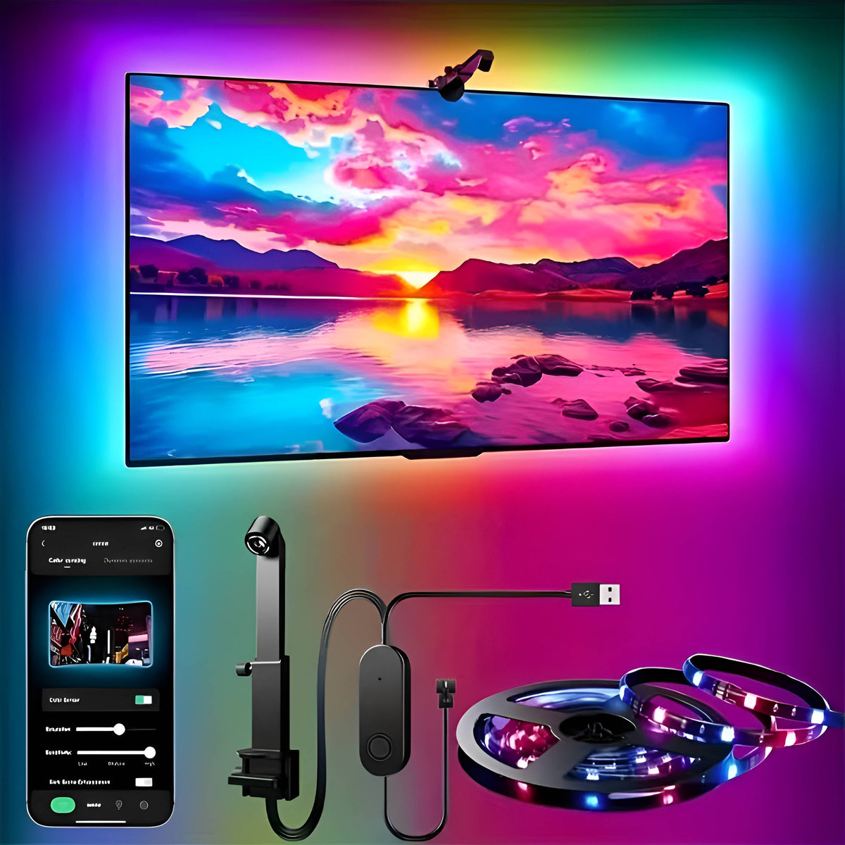 Ambient Glow TV Lighting Strip
