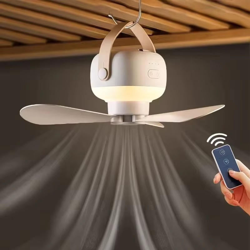 Portable Smart Ceiling Fan with Remote Control