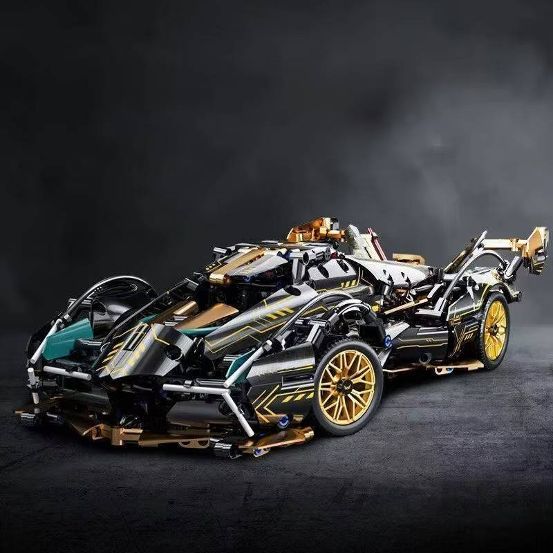 1690-Piece Supercar Model Construction Set