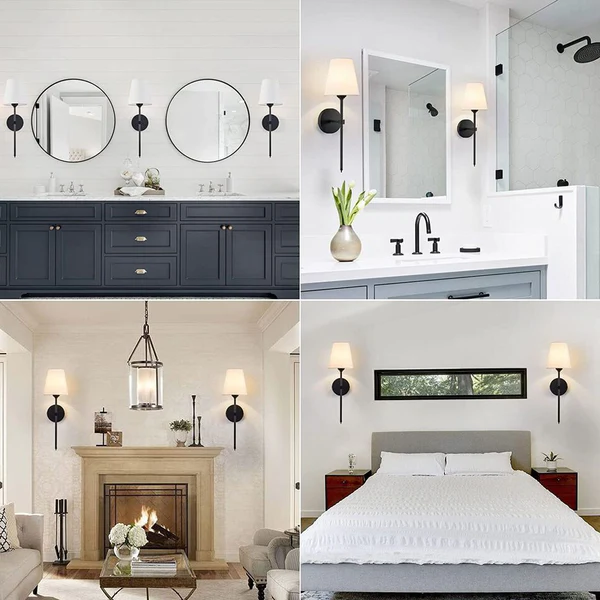 Elegant Wireless Wall Light with Remote Control