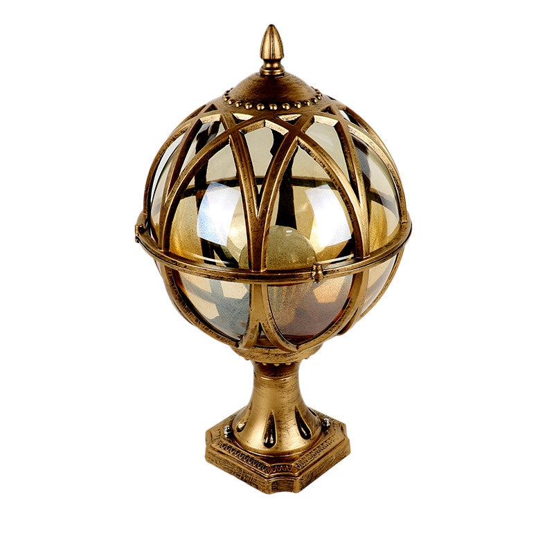 Stylish Outdoor Globe Light for Garden Posts and Walkways