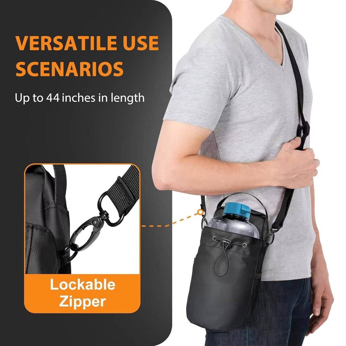 Compact Fitness Bag with Magnetic Grip