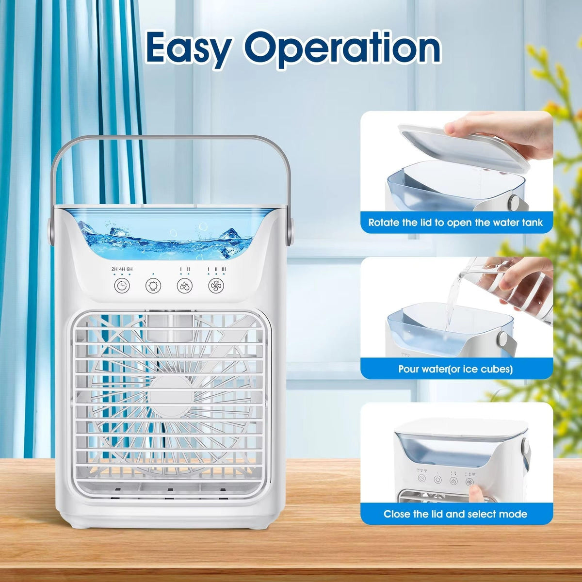 Compact Breeze Chiller with Remote Control