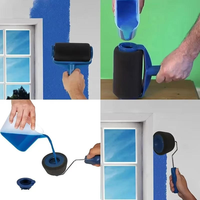 Effortless Paint Roller with Built-in Primer