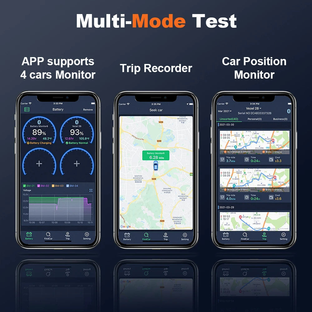 Smart Battery Analyzer with Bluetooth Connectivity