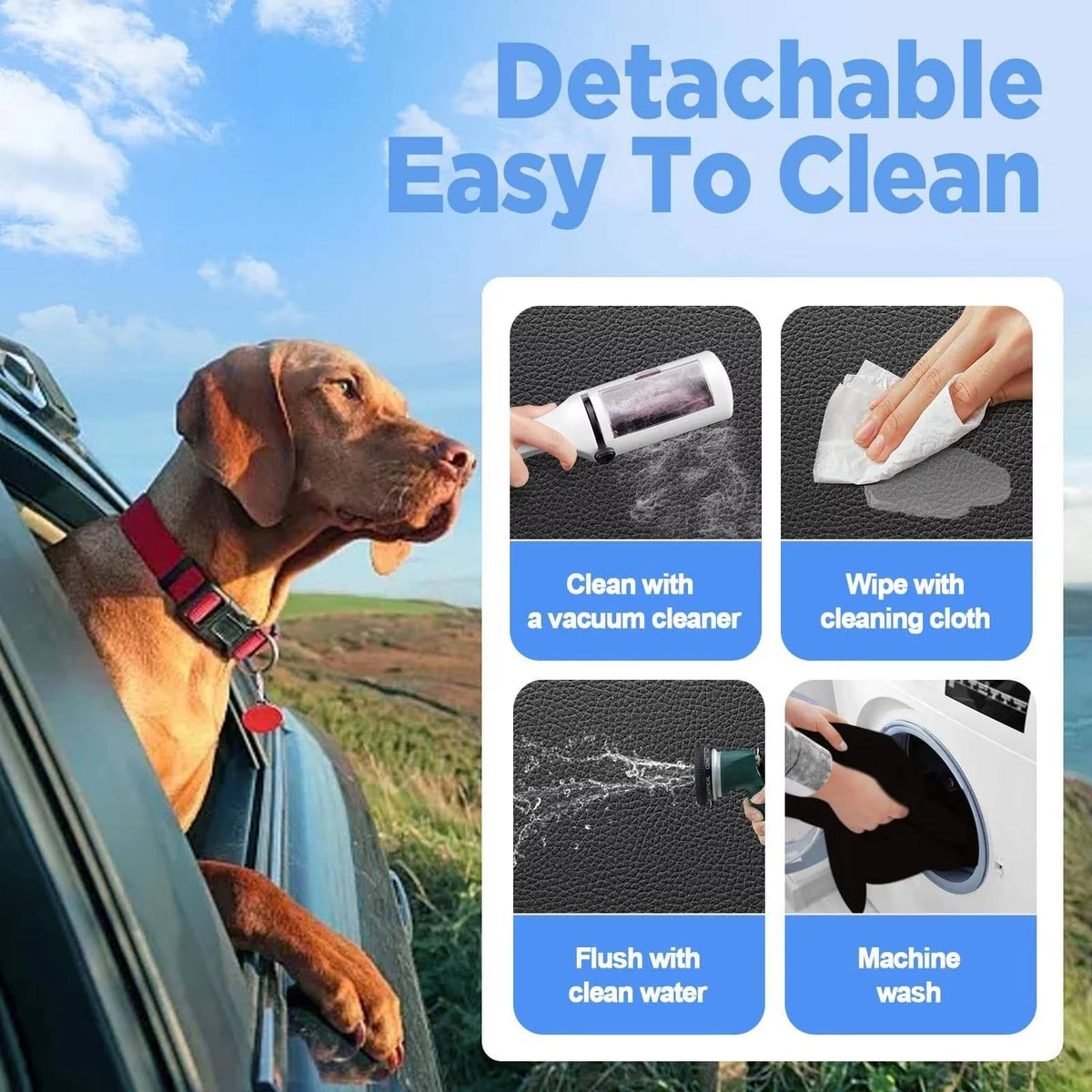 PetComfort Ultimate Back Seat Extender – Sturdy Waterproof Cover for Dogs