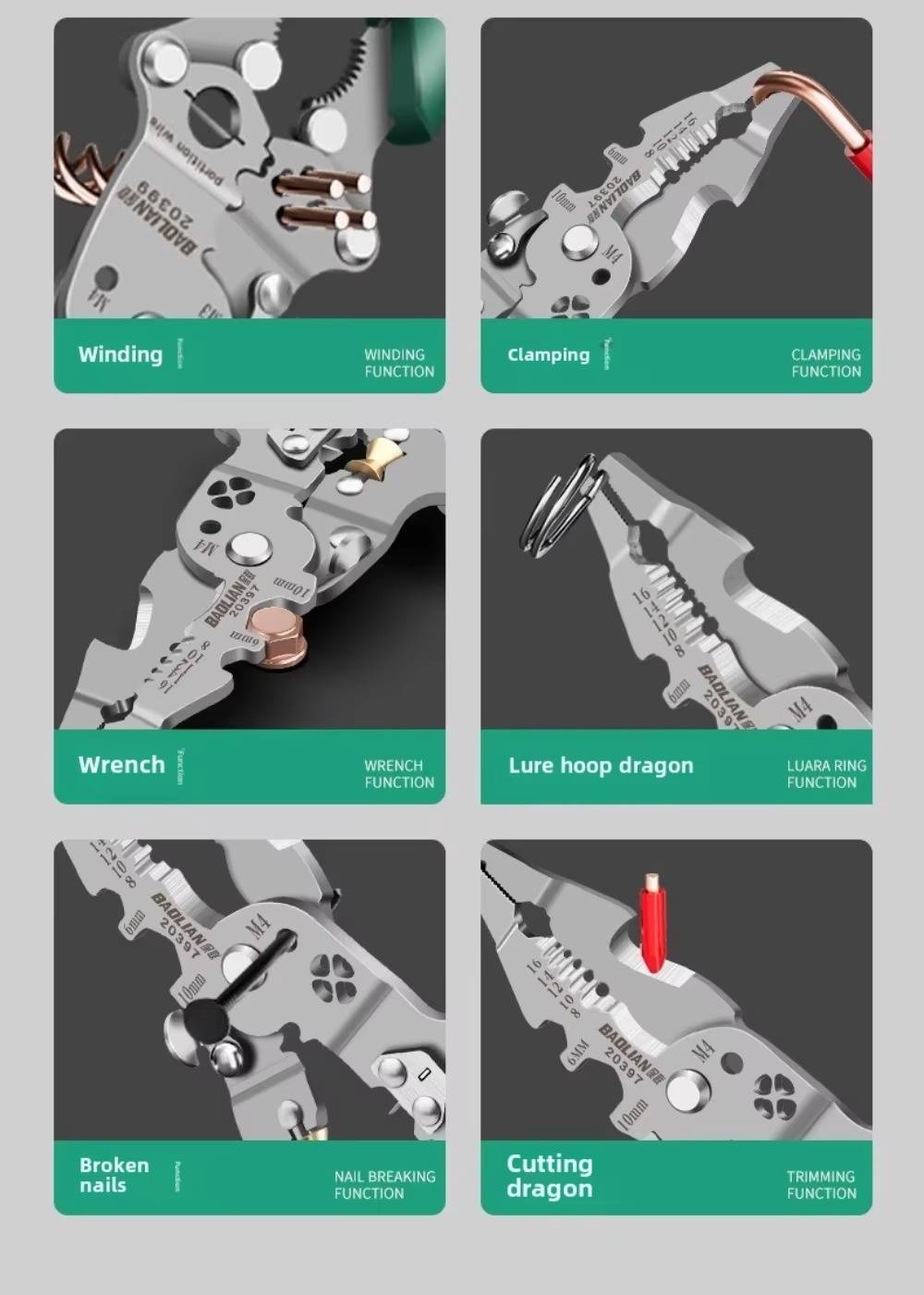 18-in-1 Precision Wire Stripper and Tool Set