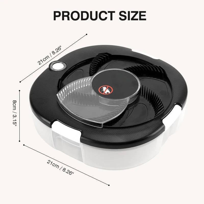 SmartZap Indoor Fly Catcher – Rechargeable USB Trap with 5 Bait Zones