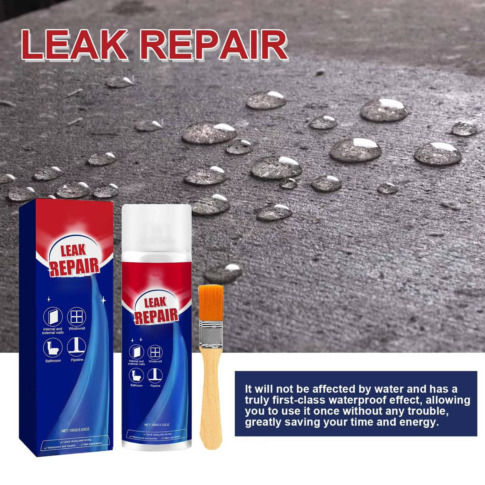 Ultimate Leak Stopper: Waterproof Sealant Spray Duo