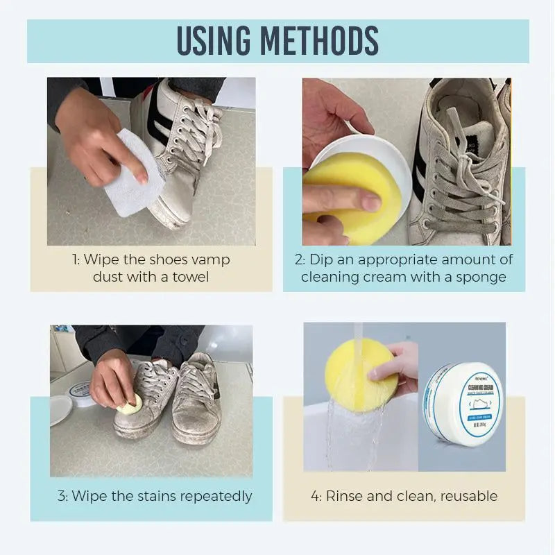 100g BrightStep Shoe Care Cream - Effortless Stain Removal