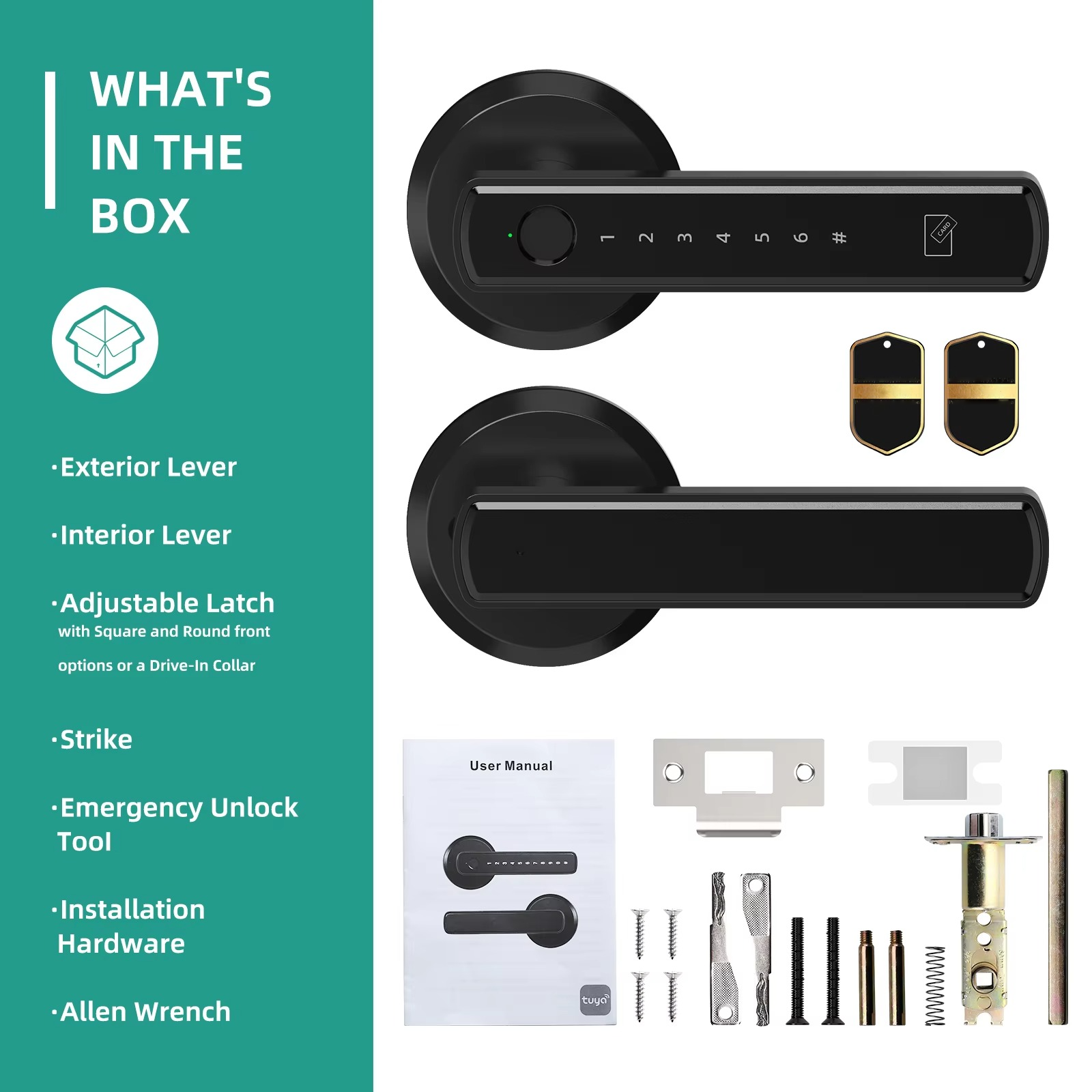 Smart Keyless Door Lock with User-Friendly Handle