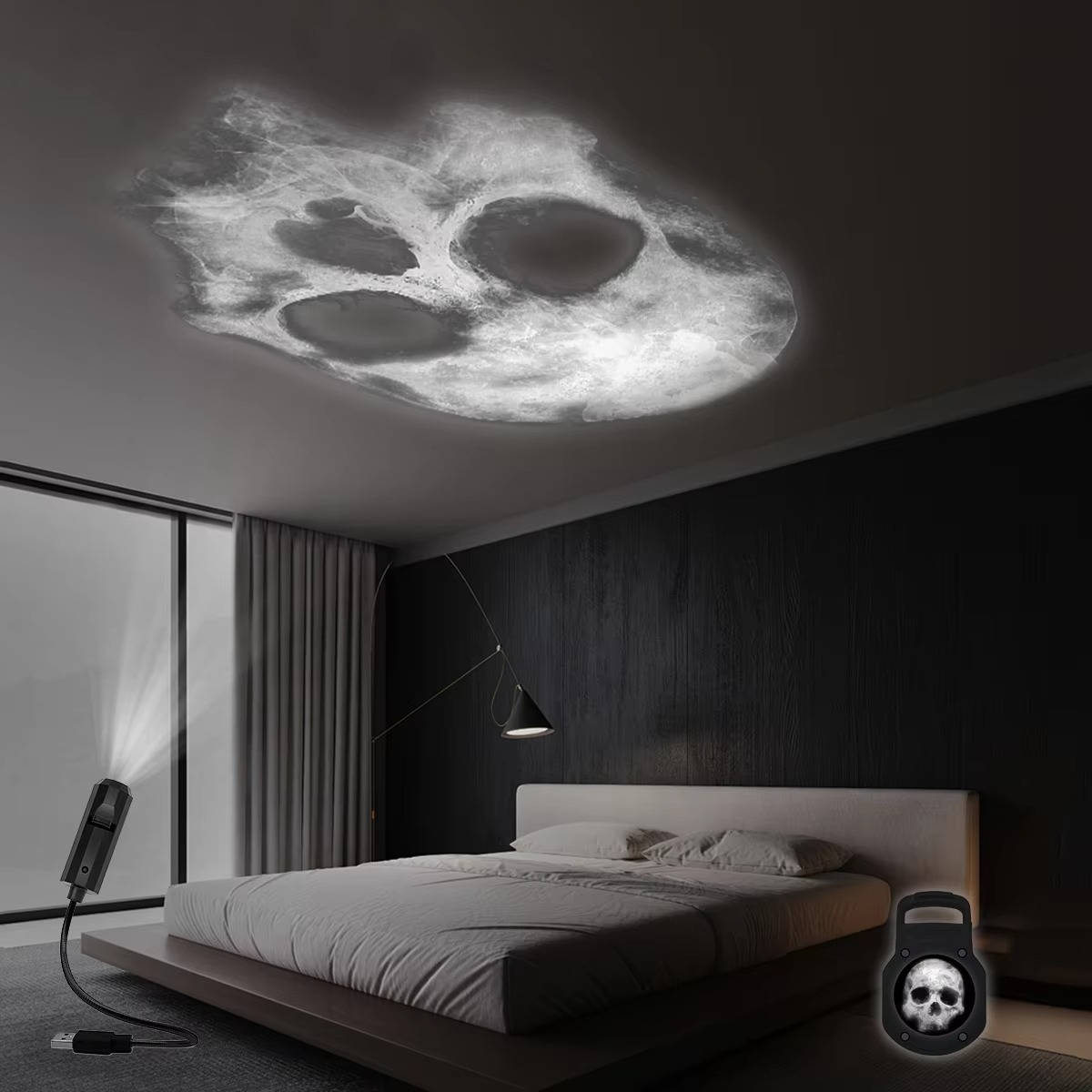 Spookify Your Space: Magical Halloween Light Projector