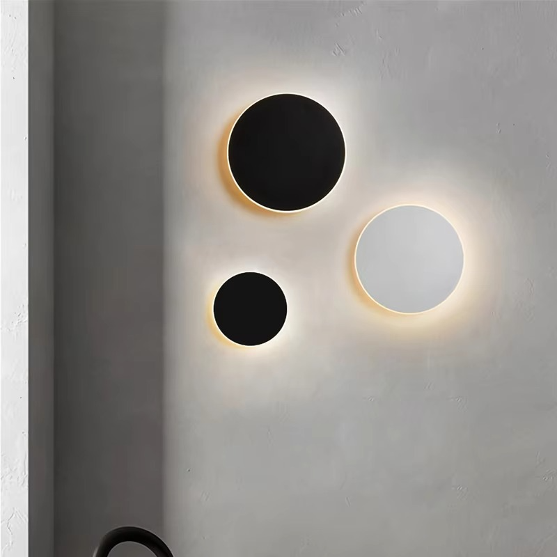 Stylish Indoor LED Wall Light with Circular Design