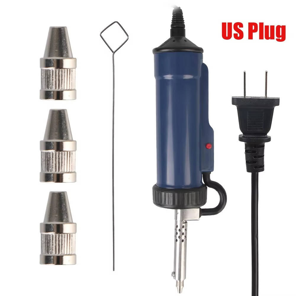Precision Solder Removal Tool with 3 Customizable Nozzles