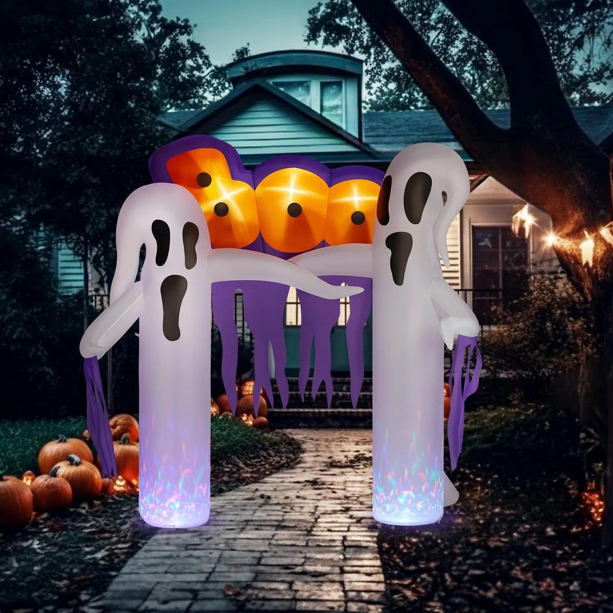Giant Inflatable Halloween Clown Entrance