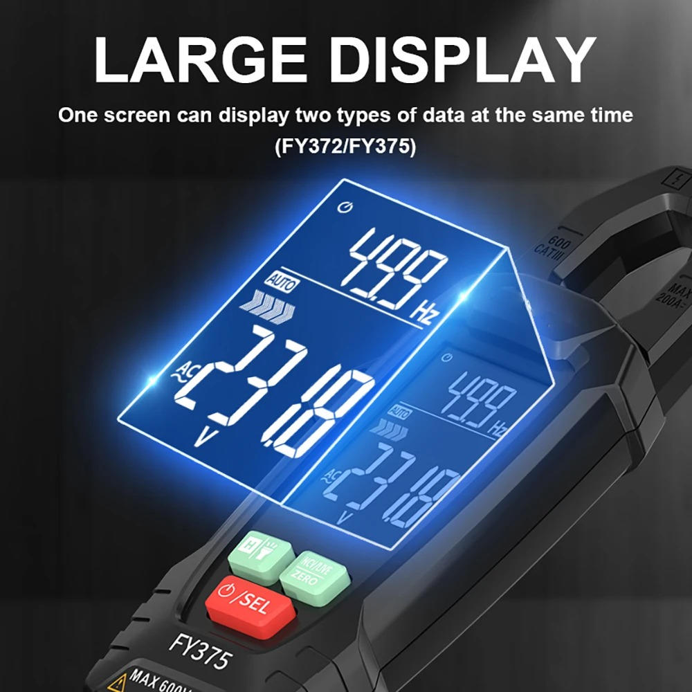 Smart Clamp Meter for AC and DC Voltage Measurement