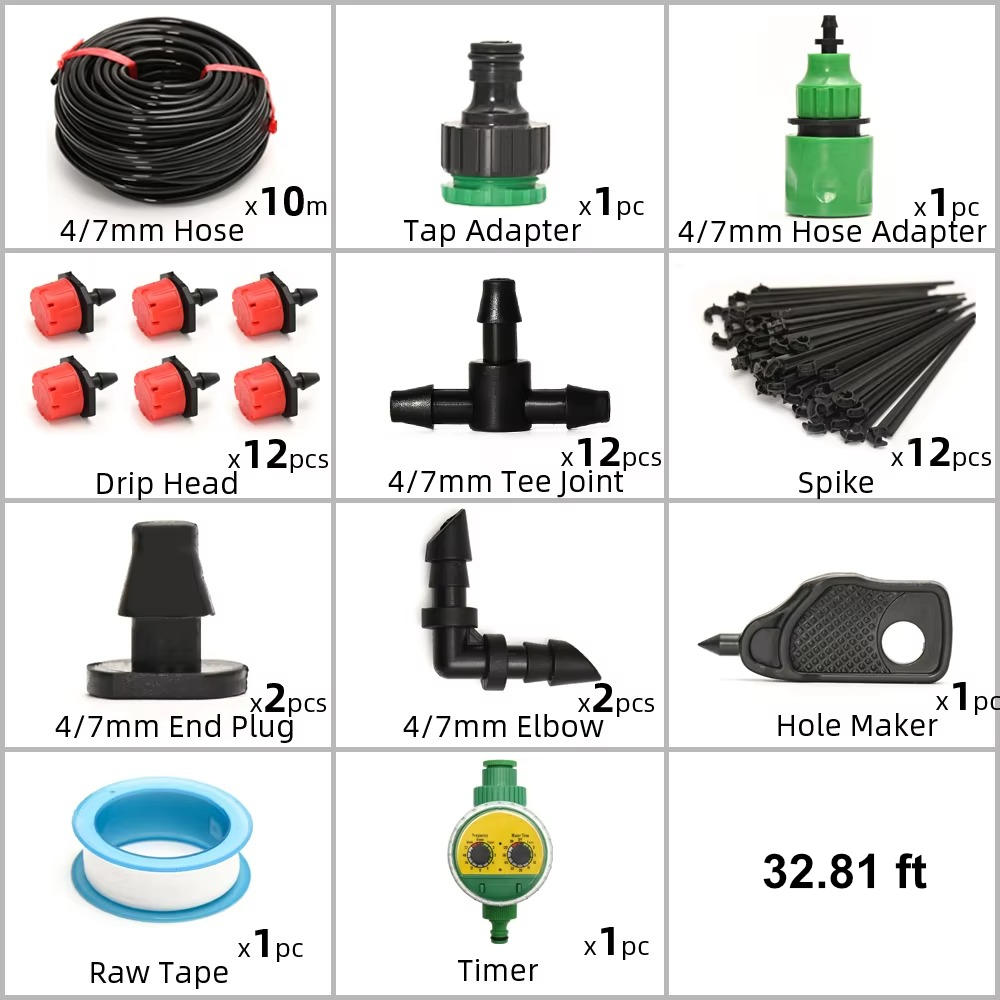 Smart Drip Watering System with Programmable Timer