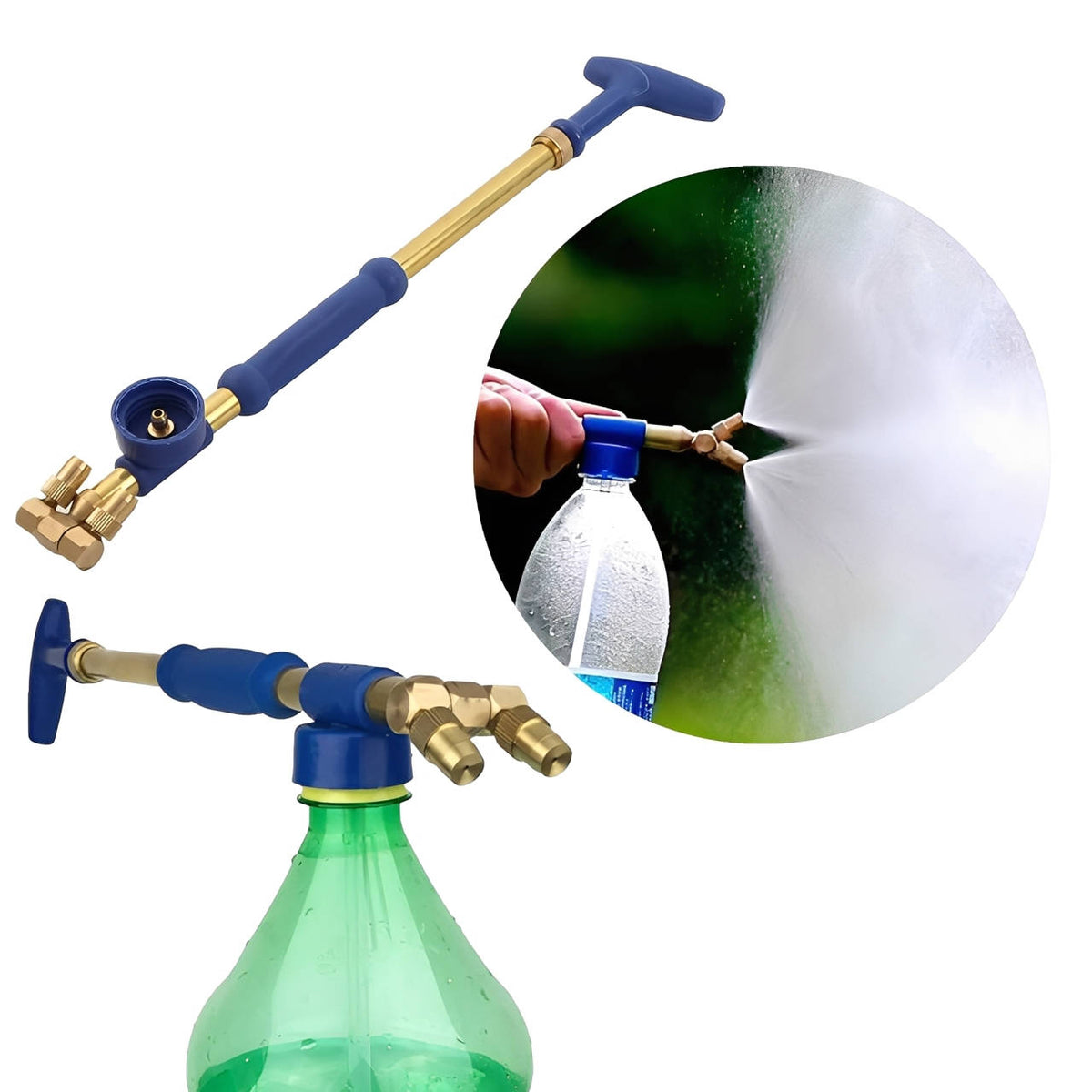 Powerful Handheld Garden Sprayer with Dual Nozzles
