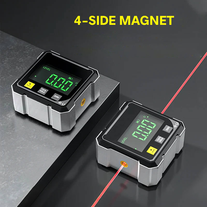 Precision Angle Measurement Tool with Integrated Laser Level