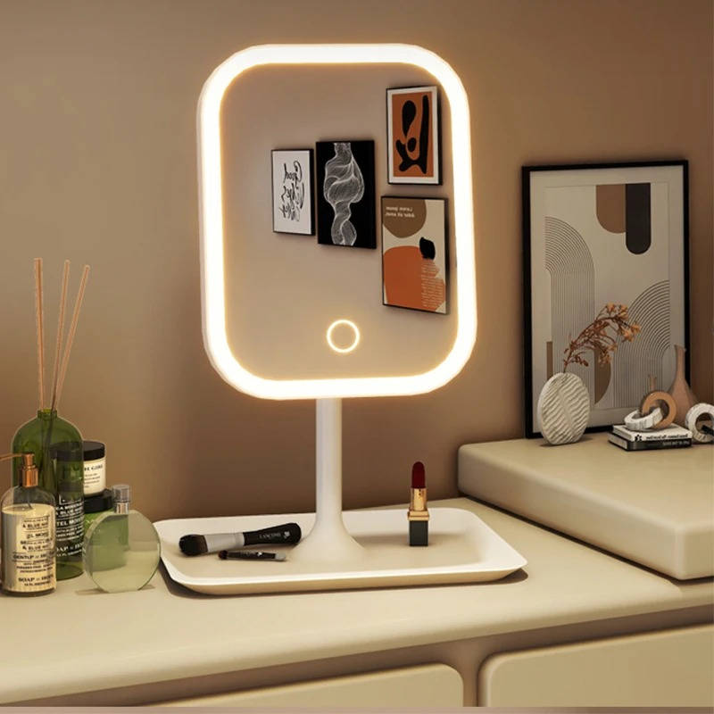 Portable Illuminated Makeup Mirror for On-the-Go Glam