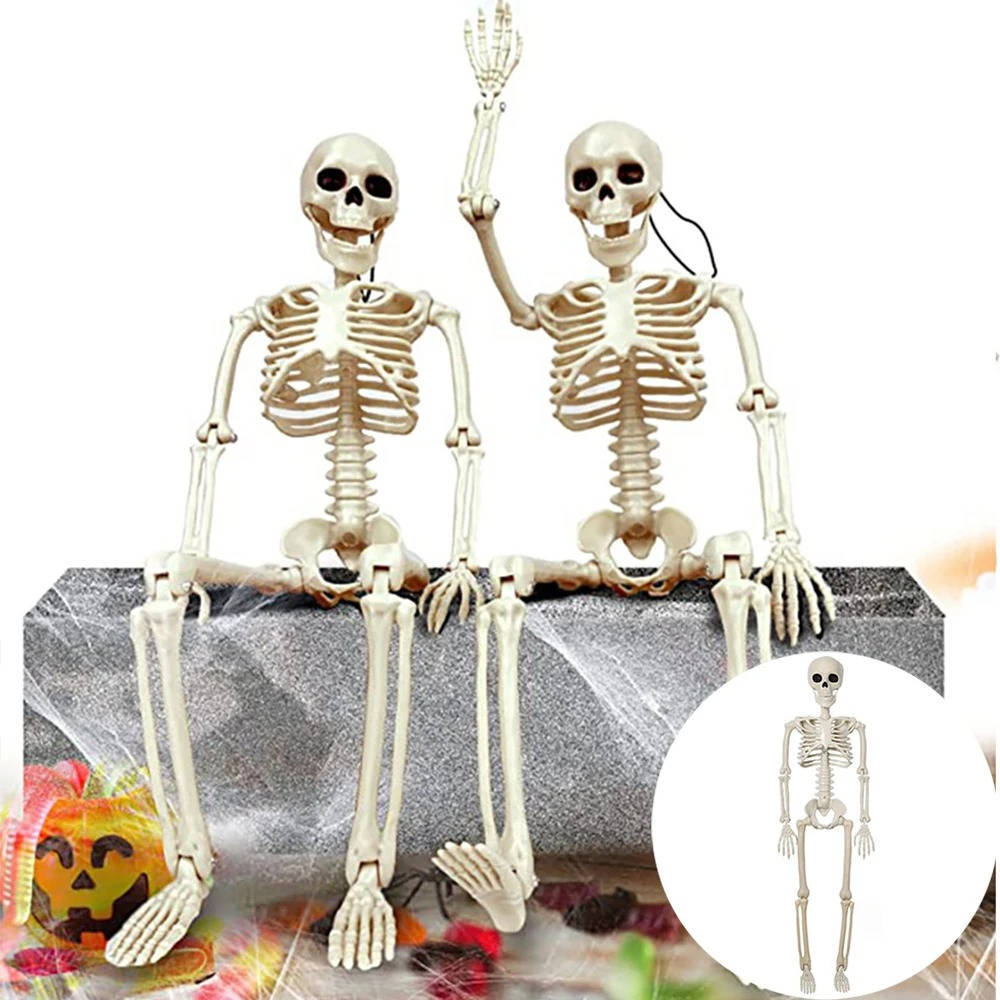 Spooky Poseable Skeletons for Outdoor Halloween Decor