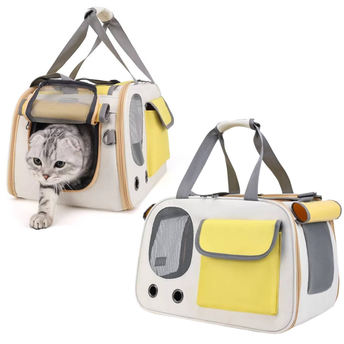 Comfortable Pet Travel Carrier for Cats and Small Dogs