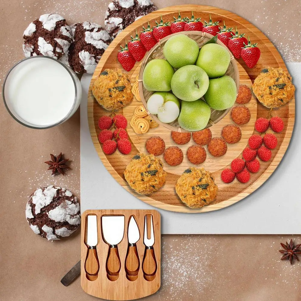 Sustainable Bamboo Serving Board for Stylish Entertaining