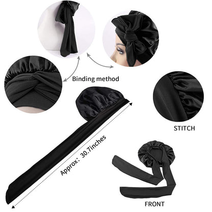 Silk Sleep Bonnet - Perfectly Secure All Night Long