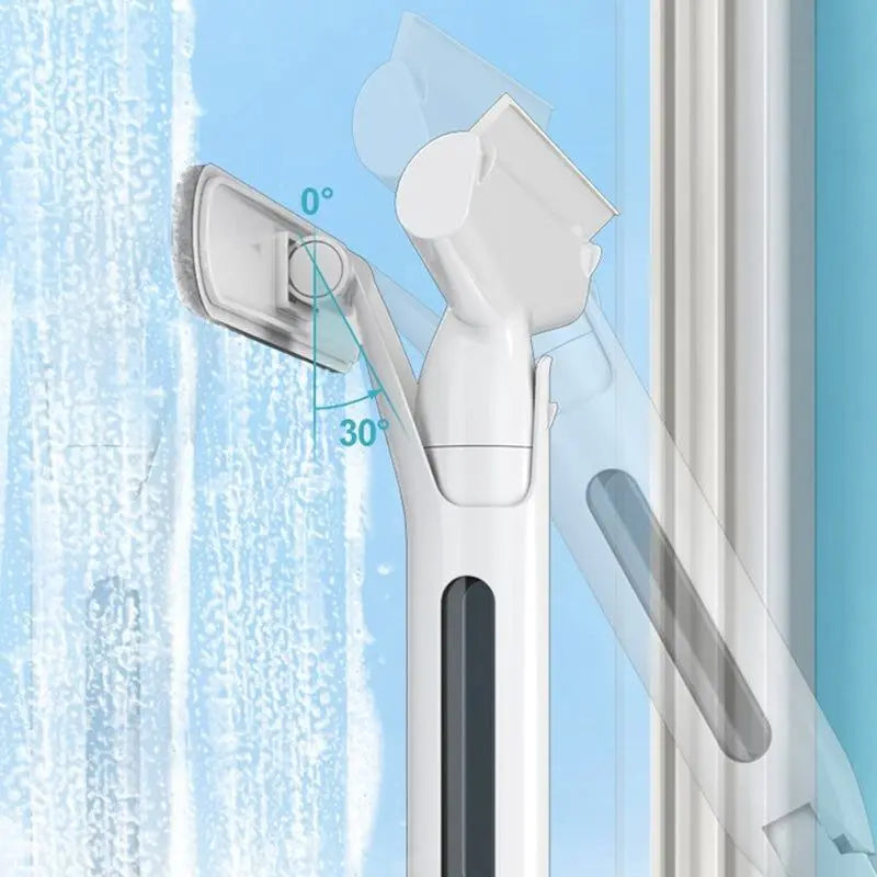 Streak-Free Window Cleaning Mop with Integrated Sprayer