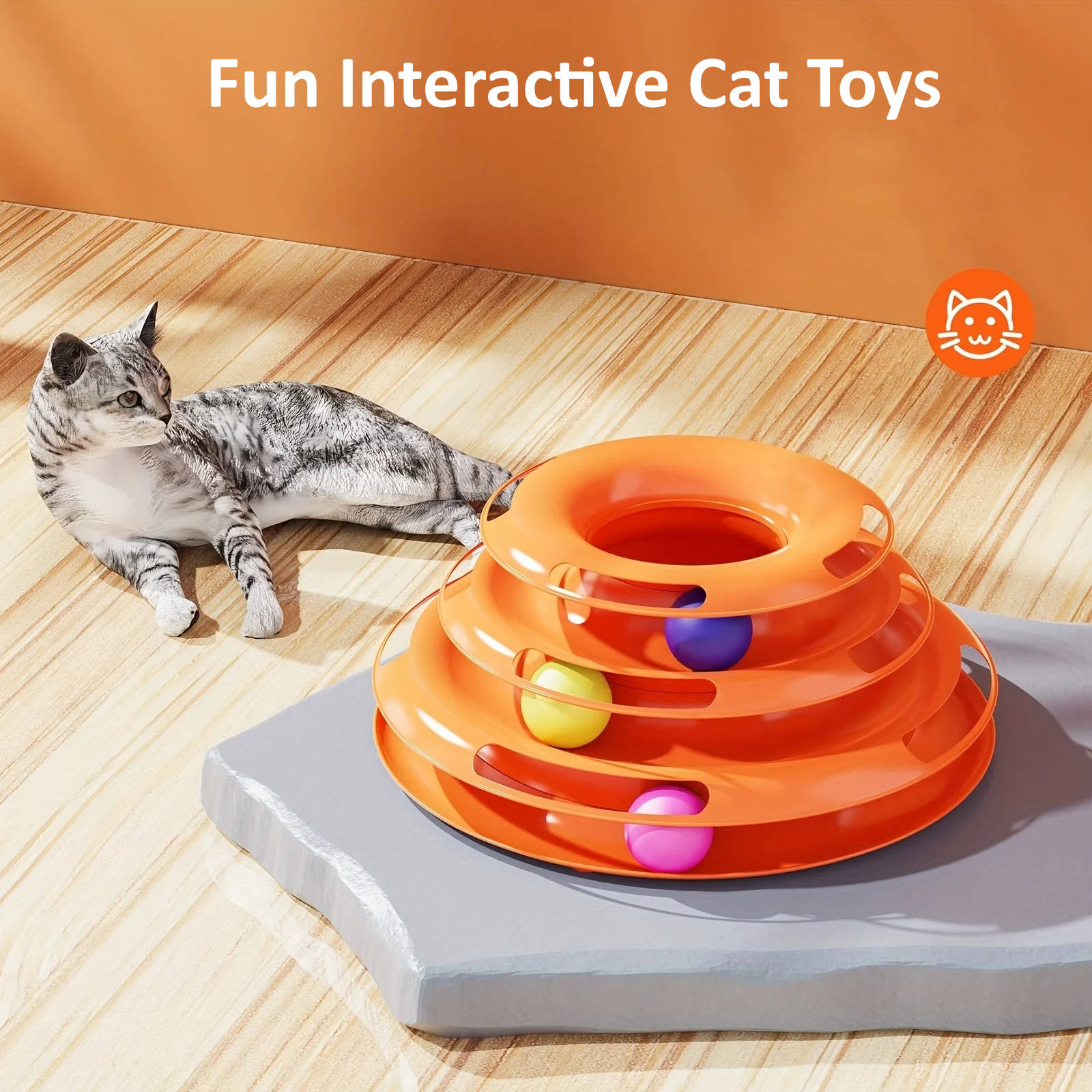 Exciting Multi-Level Cat Play Station