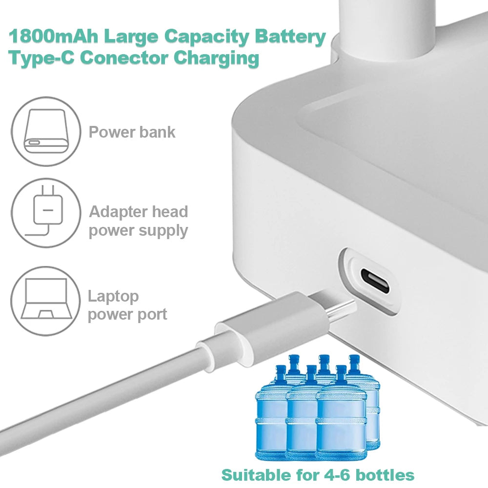 Compact USB Rechargeable Water Dispenser for Easy Hydration